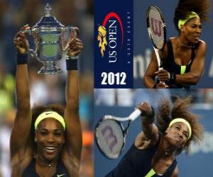 yapboz Serena Williams 2012 ABD Açık şampiyonu